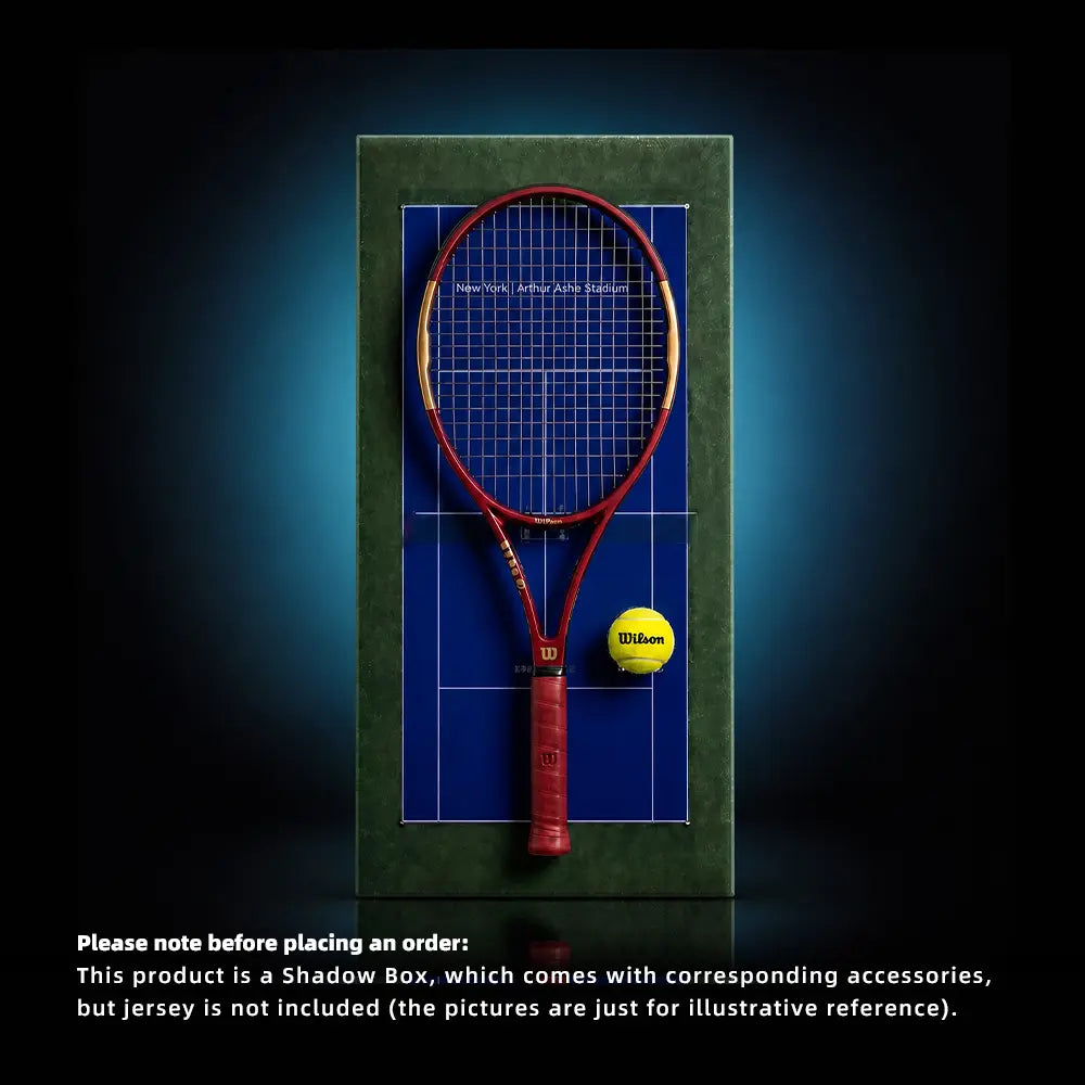 Empire Hardcourt New York Tennis Racket Display Frame
