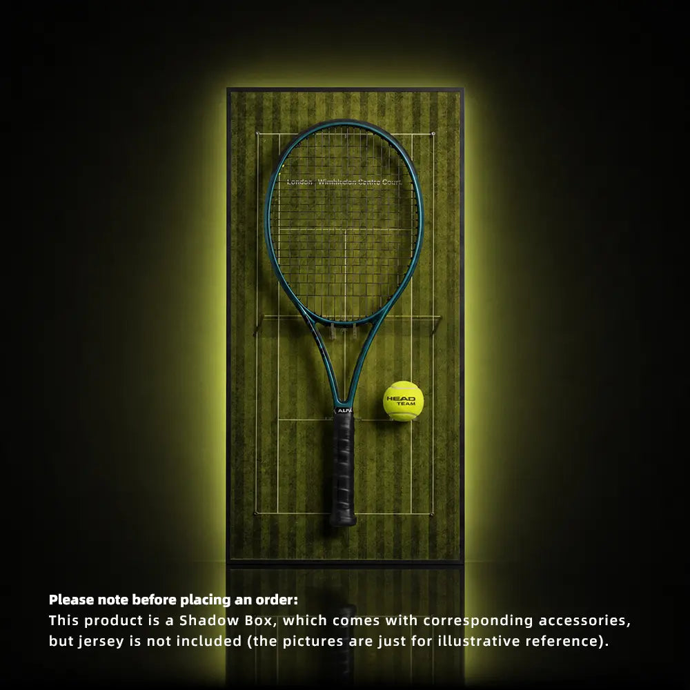 Pristine Lawn London Tennis Racket Display Frame