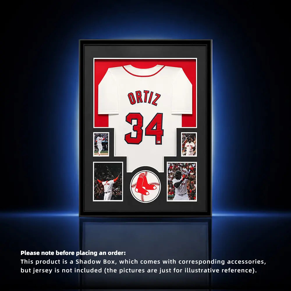 David Ortiz Jersey Shadow Box