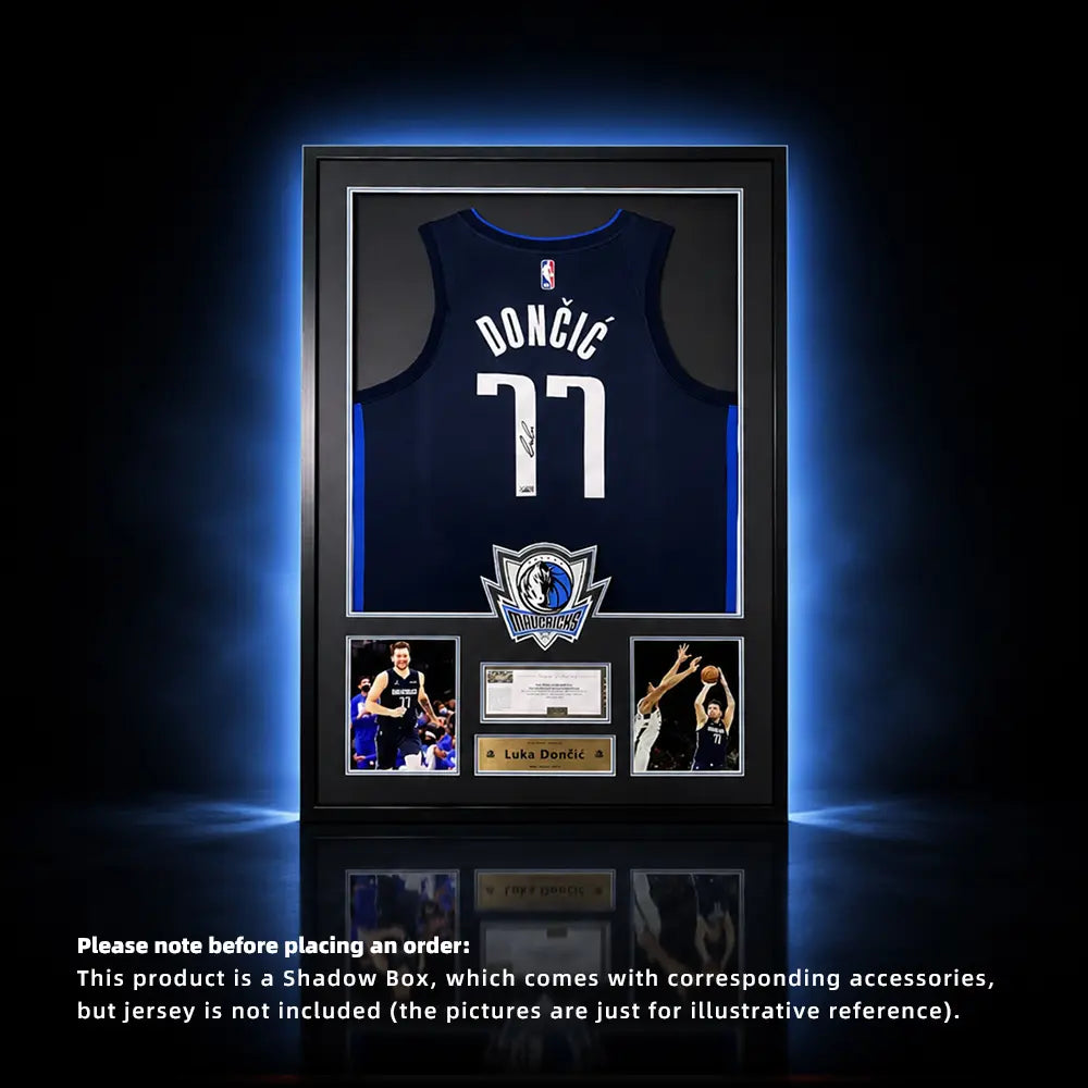 Luka Dončić Jersey Shadow Box