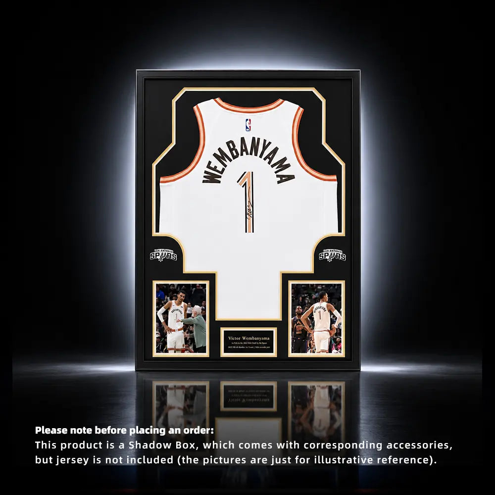 Victor Wembanyama Jersey Shadow Box