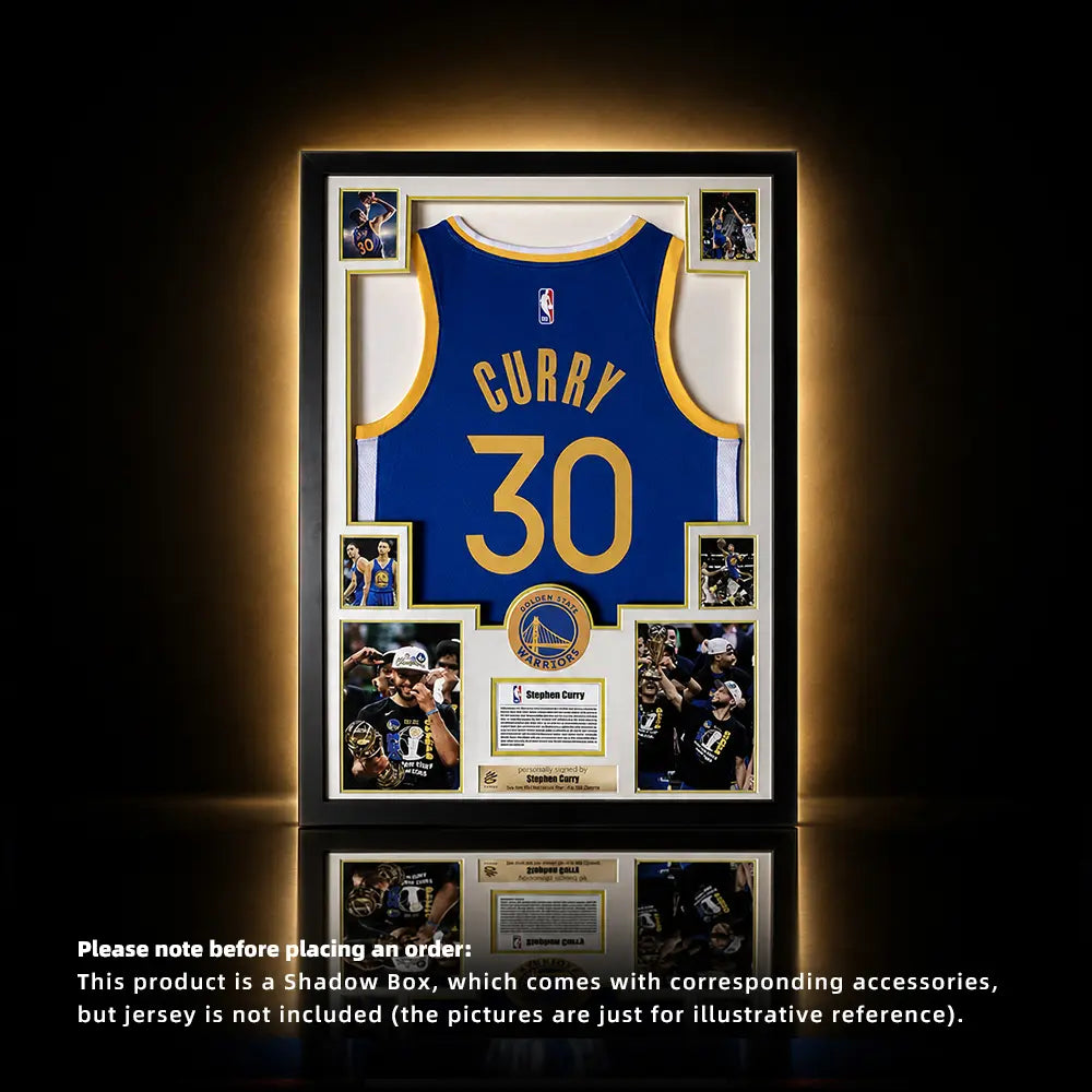 Stephen Curry Jersey Shadow Box