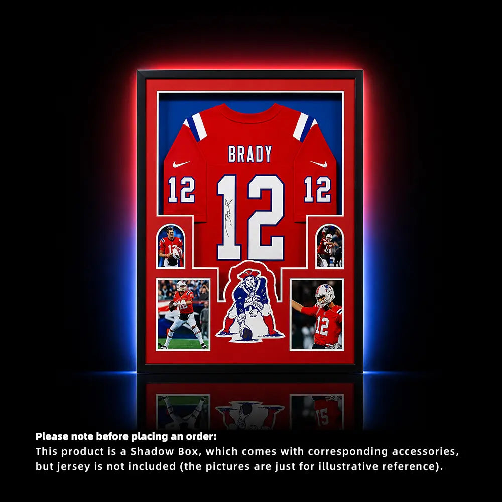 Tom Brady Jersey Shadow Box