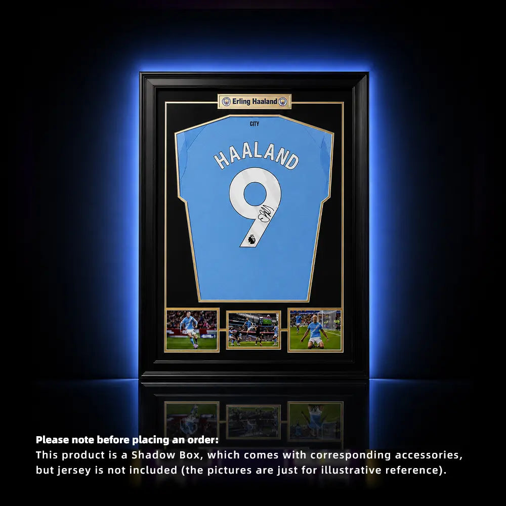 Erling Haaland Jersey Shadow Box