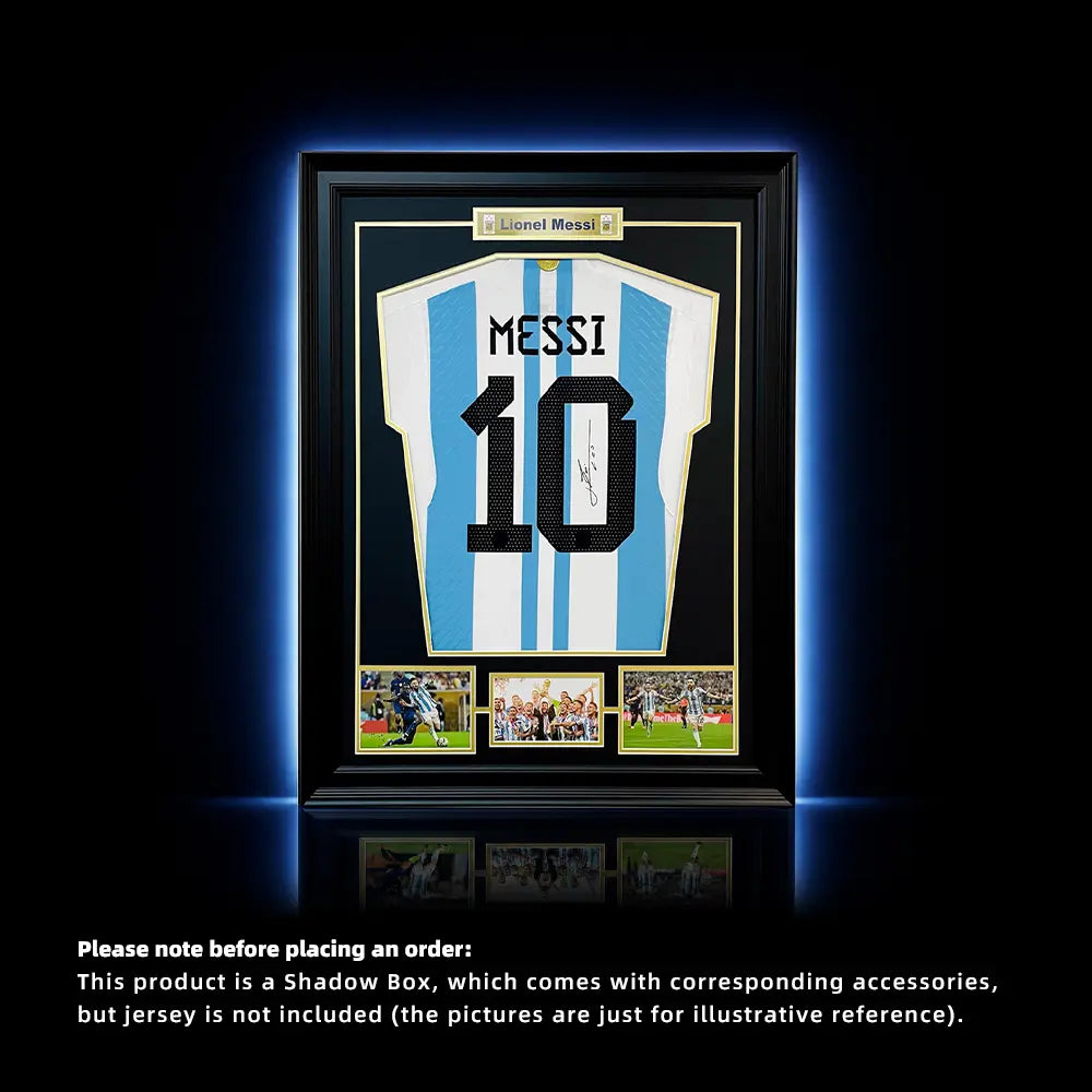 Lionel Messi Jersey Shadow Box